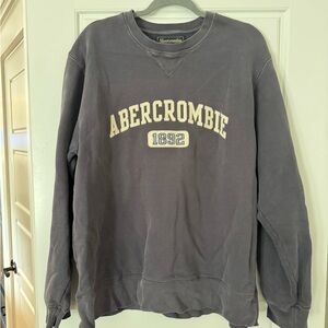 Abercrombie & Fitch Vintage Gray Men's Sweatshirt